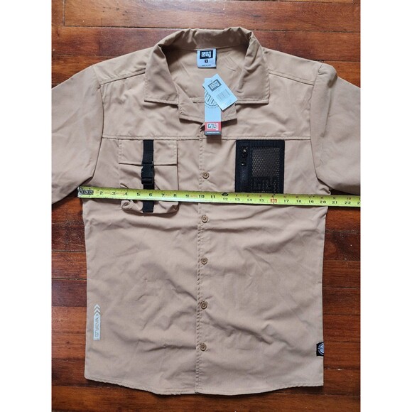 NEW Good Things Last 4Ever Short Sleeve Utility Shirt - Size Small - Picture 6 of 11
